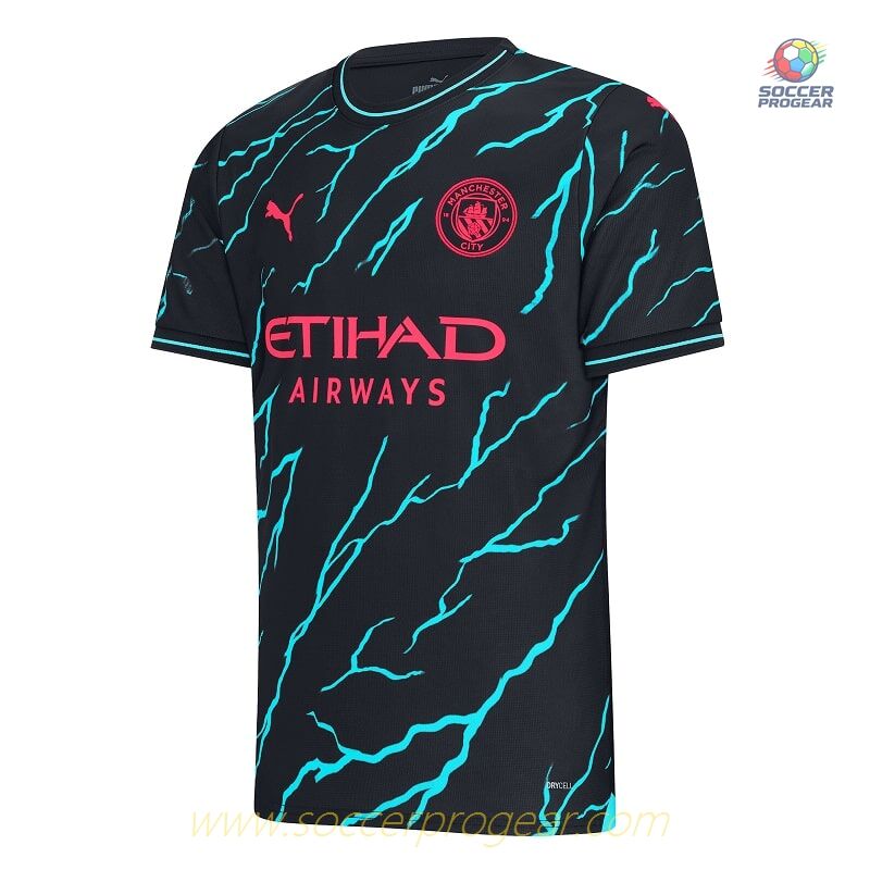 Manchester City Third Soccer Shirt Child Shirt 2023 2024 Bernardo