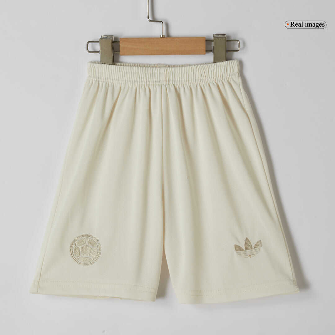 Kid's Colombia Soccer Jersey Kit(Jersey+Shorts) 2024 - 100th Anniversa
