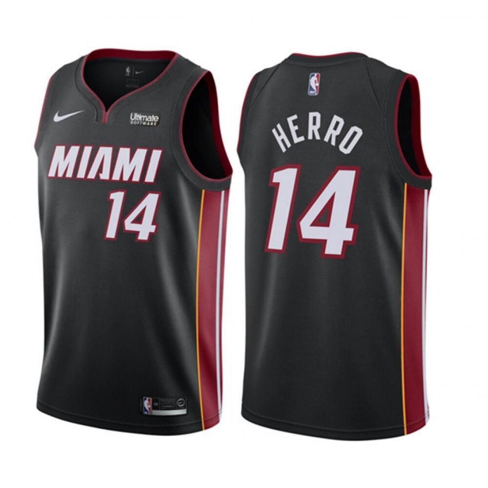 Exclusive Men's Miami Heat #14 Tyler Black Basketball Jersey