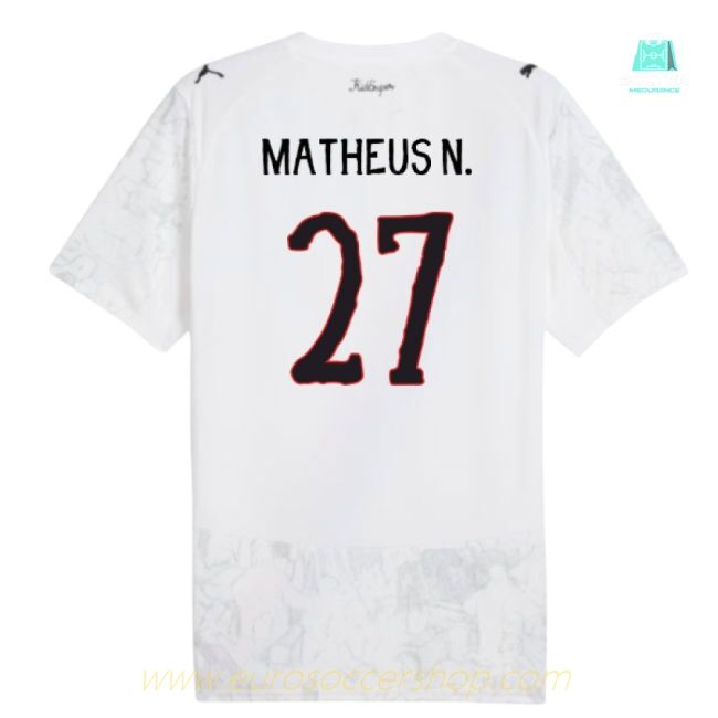 2025-2026 KIDSUPER x Manchester City CWC Shirt (White) (Matheus N. 27)