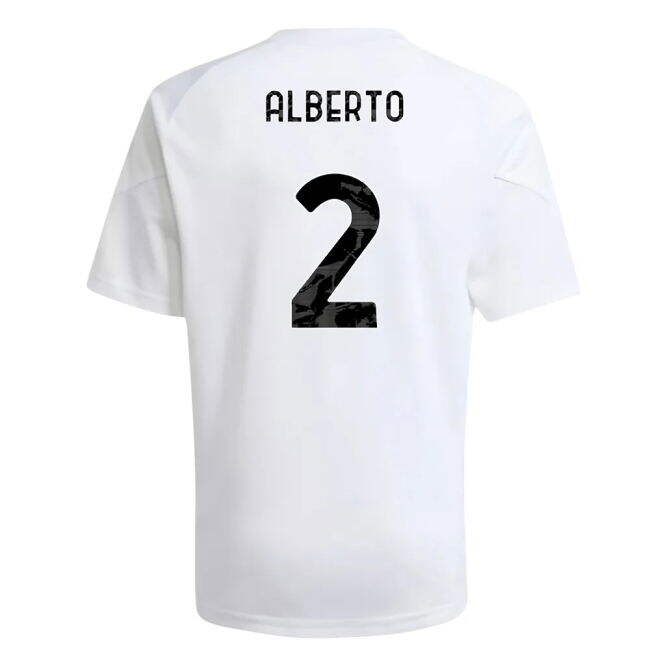 Kids Latest Juventus Training Football Shirt 2025-2026 (Alberto 2)