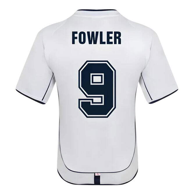 Fowler 9 Unique England Home Unique Shirt 2002-2003 (1)