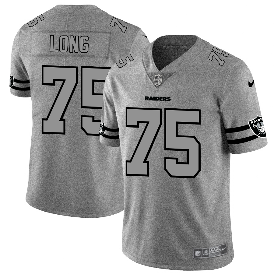 Cheap None #None Gray None Limited NFL Jersey athletic wear