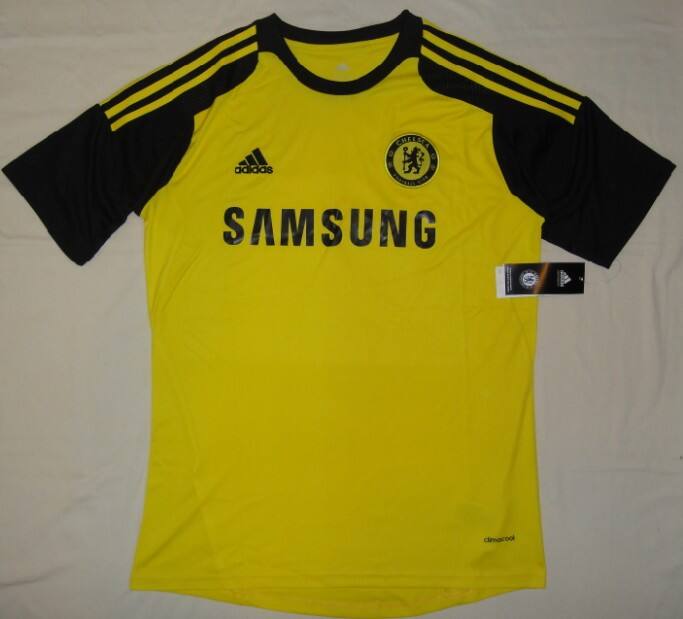 13-14 Chelsea Goalkeeper Yellow Jersey Shirt - Official Replica 1202