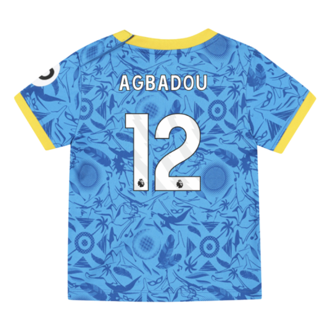 Modern 2025-2026 Wolves Third Baby Kit (Agbadou 12) for Supporter Gear
