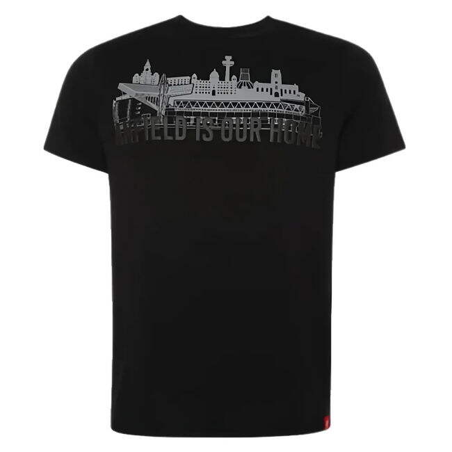 Liverpool Black Skyline T-Shirt - (Unisex