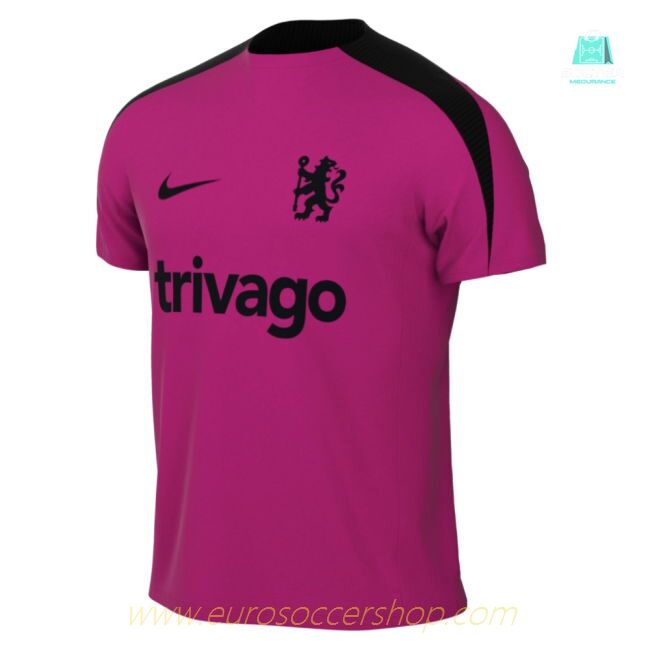 2024-2025 Chelsea Strike Dri-Fit Training Shirt (Pink)