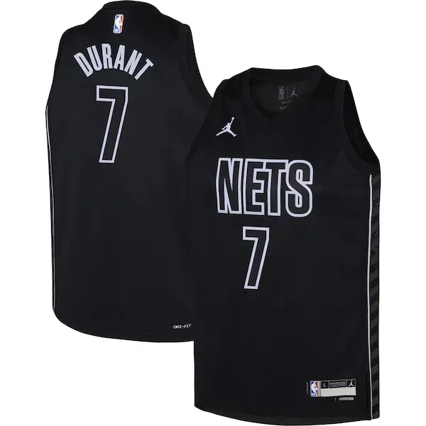 Kevin Durant BKN Swingman Jersey - premium player-jersey - Black