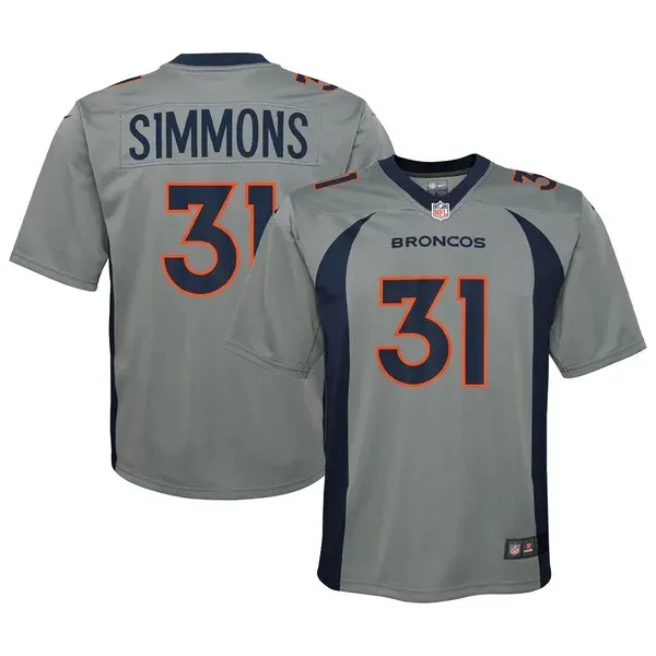 None Game NFL Jersey - Gray | Performance Football Apparel | NFL Footb