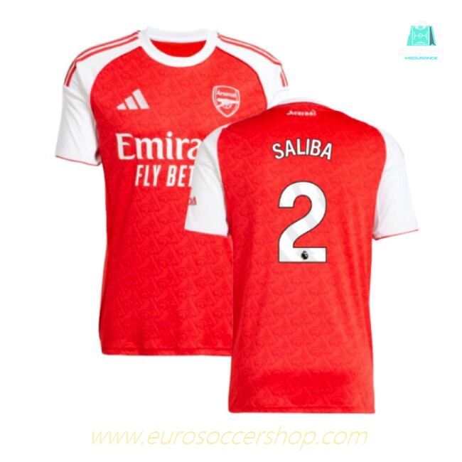 2025-2026 Arsenal Home Shirt (Saliba 2)