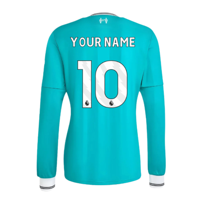 2025-2026 Liverpool Long Sleeve Third Jersey (Your Name)