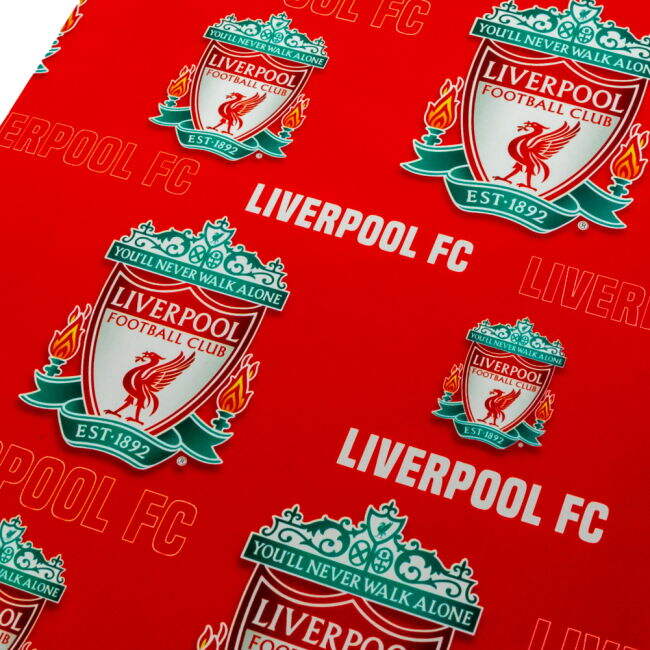 Adult Liverpool FC Text Gift Wrap
