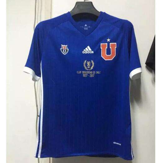 Universidad de Chile Home 2017 90 ANOS Soccer Jersey Shirt - Official