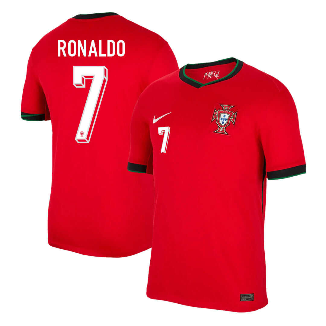 [Super Quality] Men's Portugal RONALDO #7 Home Soccer Jersey Euro 2024