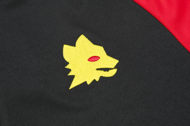 AS Roma 2324 Black Half Zipper Tracksuit - Official Replica 10304