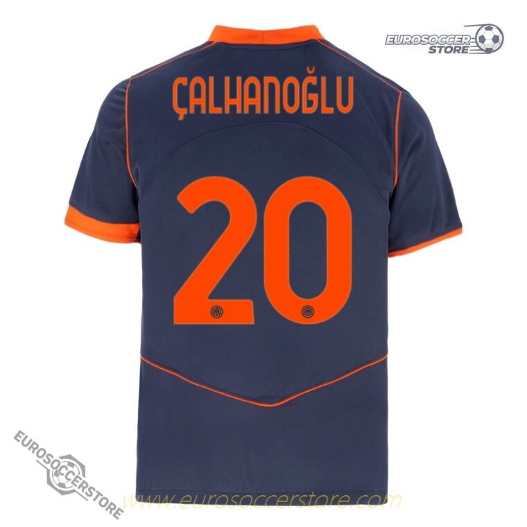 Inter Milan's 25-26 Third Version ÇALHANOĞLU 20 Jersey