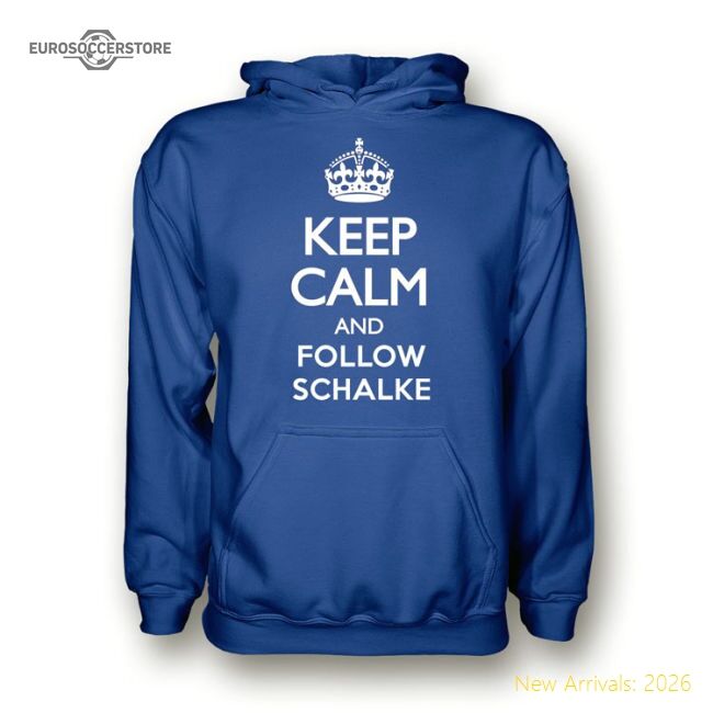 High-quality Keep Calm And Follow Schalke Hoody (blue) - Kids