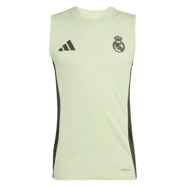2025-2026 Real Madrid Sleeveless Training Jersey (Almost Lime) (Beckham 23)