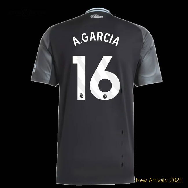Official 2025-2026 Aston Villa Away Shirt (a.garcia 16) - Premium