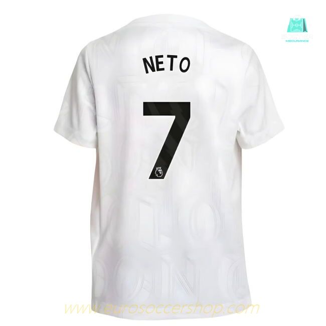2025-2026 Chelsea Pre-Match Shirt (White) - Kids (Neto 7)