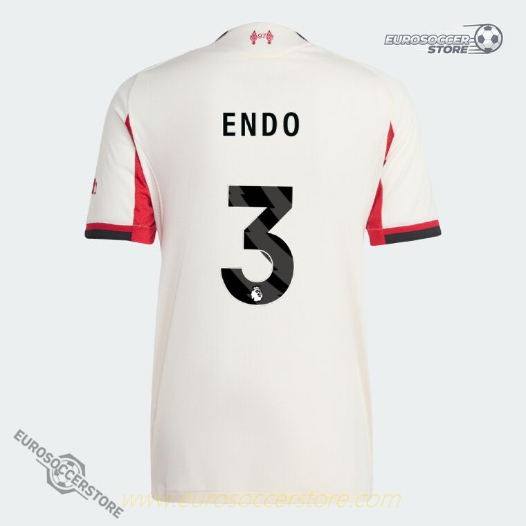Away Jersey for Liverpool: ENDO 3 (Player Version) 25-26 Season