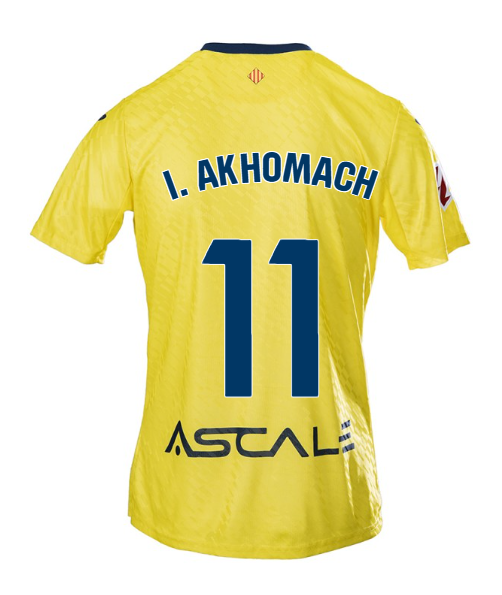Villarreal's 25-26 Home I. AKHOMACH 11 Jersey