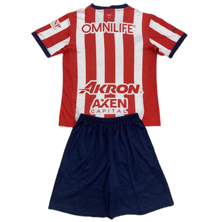 Kids Chivas 2425 Home Kit ShirtShorts - Official Replica 19452