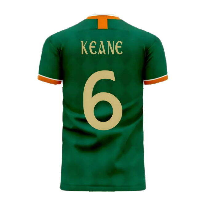 Ireland International Team Trendy Concept Soccer Jersey (KEANE 6)