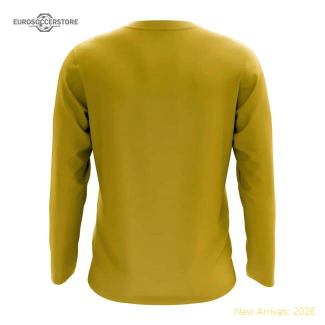 Superior Guinea Core Football Country Long Sleeve T-shirt (yellow)