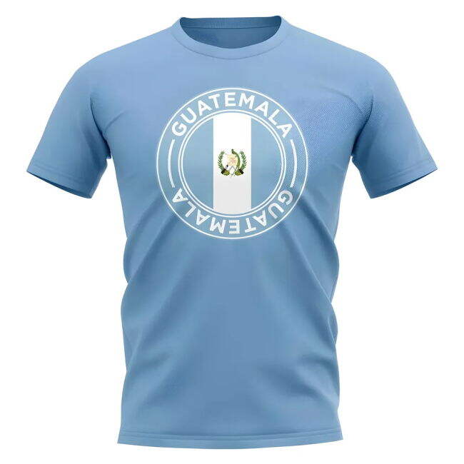Climate-Control Guatemala Football Badge T-Shirt (Sky)