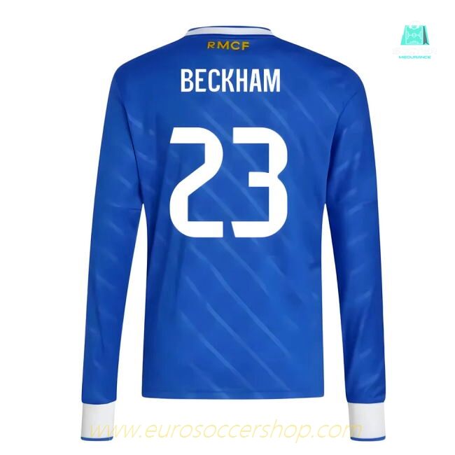 2025-2026 Real Madrid Long Sleeve Third Shirt (Kids) (Beckham 23)