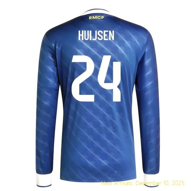 2025-2026 Real Madrid Long Sleeve RM Authentic Third Shirt (Huijsen