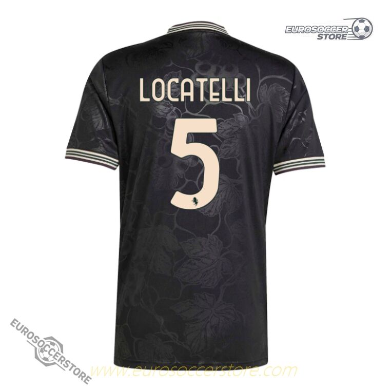 Juventus 25-26 Season Third Jersey Featuring LOCATELLI #5