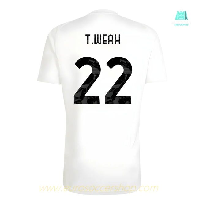 2025-2026 Juventus Training Shirt (White) (T.Weah 22)