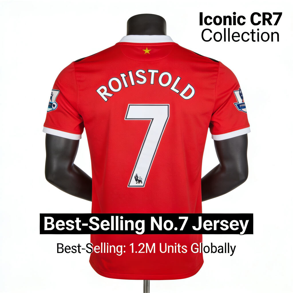Best-Selling No.7 Jersey.Best-Selling: 1.2M Units Globally