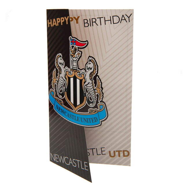 Adult Newcastle United FC Crest Birthday Card