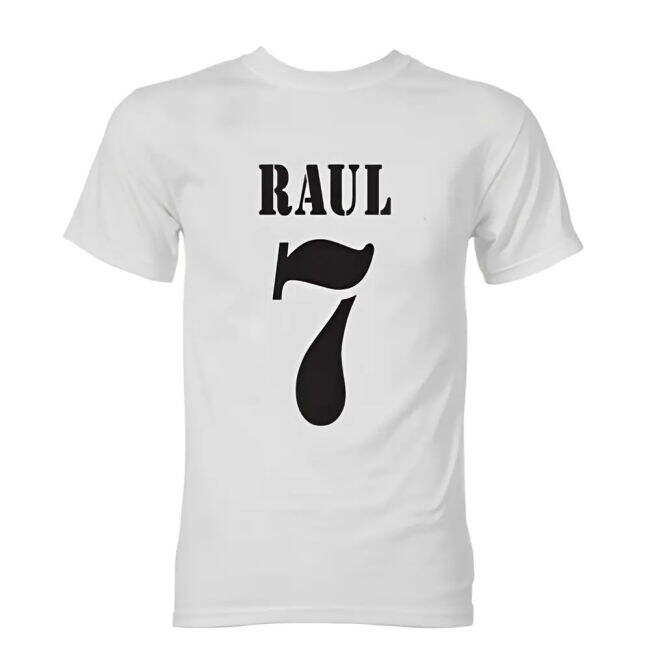 Real Madrid Football T-Shirt (White) Quick Dry Reinforced Seams