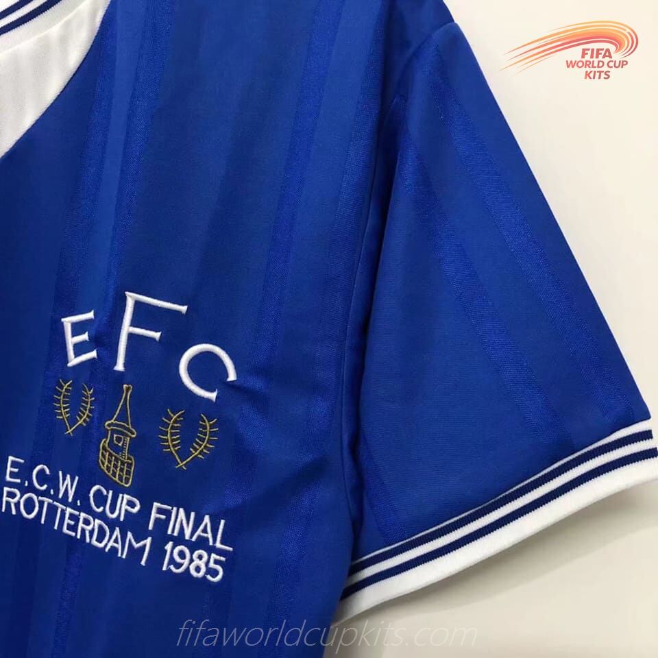 Soccer Kit of Everton 1985 season