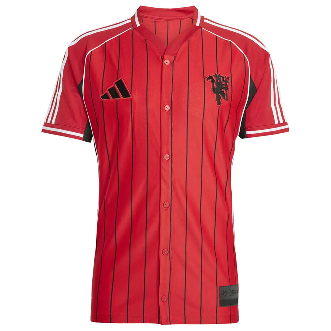 Breathable Man Utd Manchester United US Baseball Jersey 202526