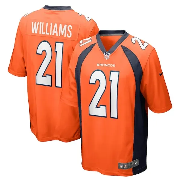 None Game NFL Jersey - Orange | Durable Football Apparel | NFL Footbal