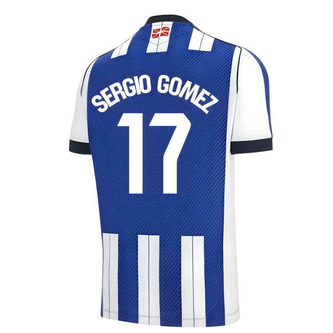 Modern 2025-2026 Real Sociedad Official Home - Machine Washable