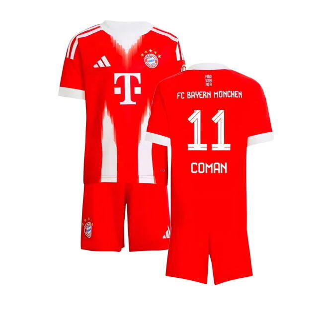 Bayern Bayern Munich Home Mini Kit Coman #11 Match Quality License...