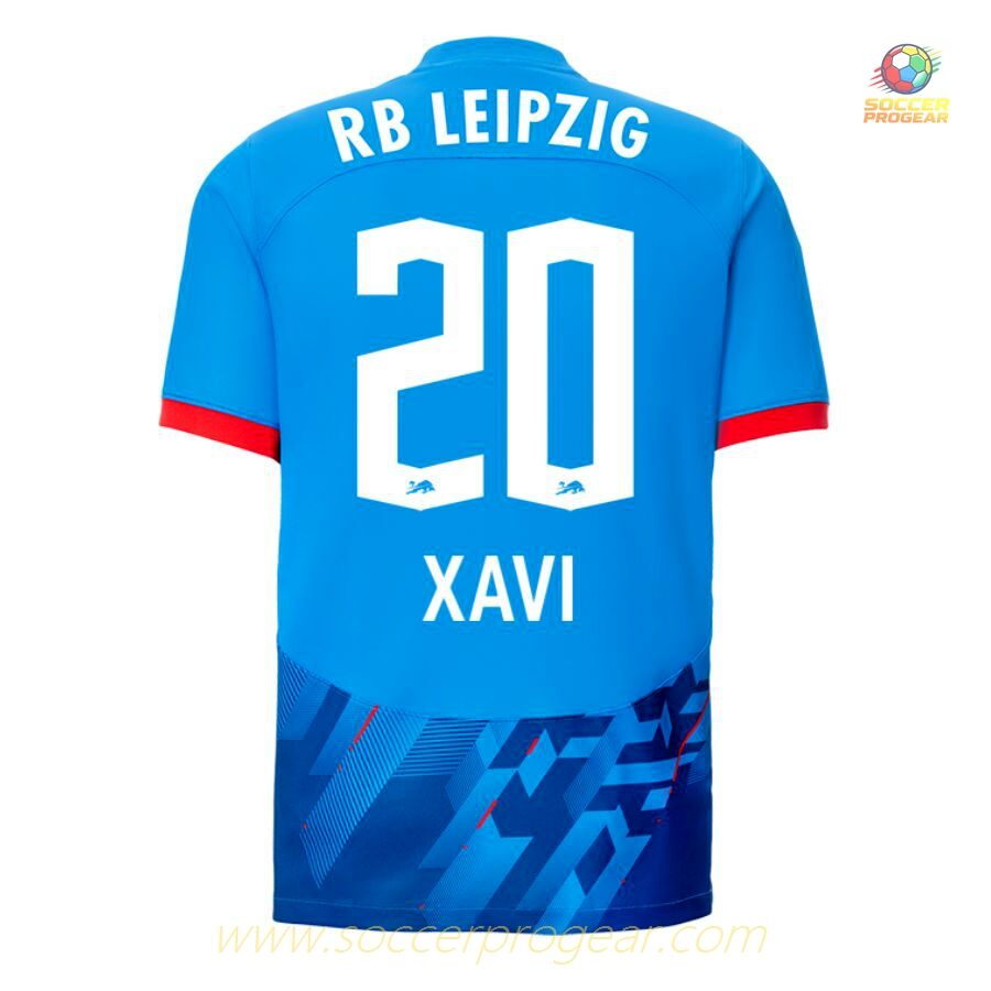 MAILLOT RB LEIPZIG German Bundesliga THIRD 2023 2024 XAVI