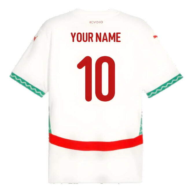 2024-2025 Morocco Away Shirt (Your Name)