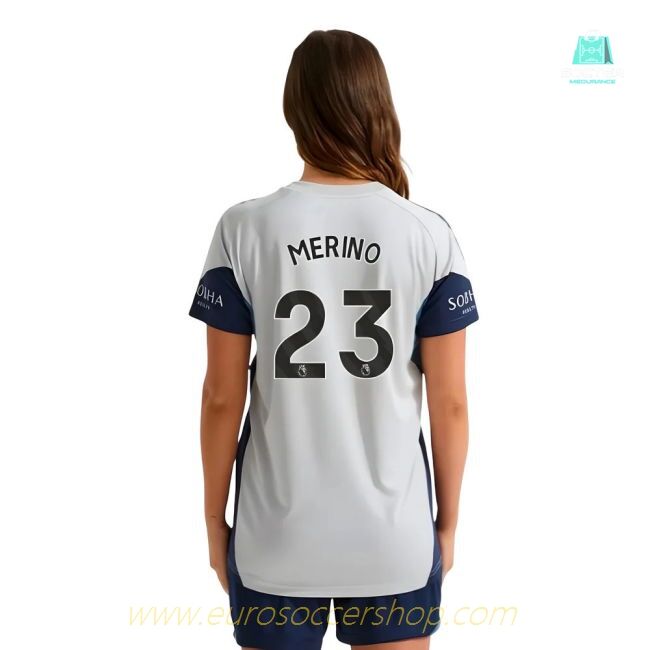 2025-2026 Arsenal Training Shirt (Grey Two) - Womens (Merino 23)