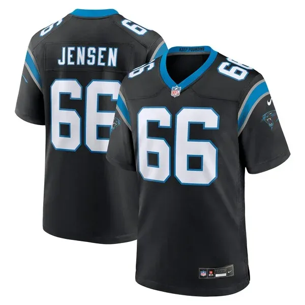 None Nash Jensen Game Jersey - Black | NFL Player Jersey | NFL Footbal
