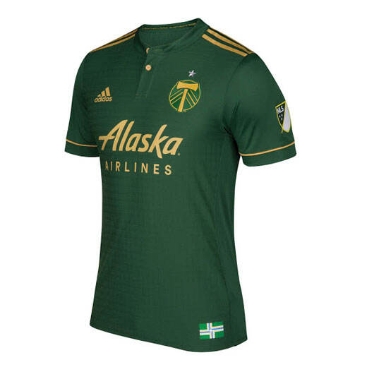 Portland Timbers Home 201718 Soccer Jersey Shirt - Official Replica