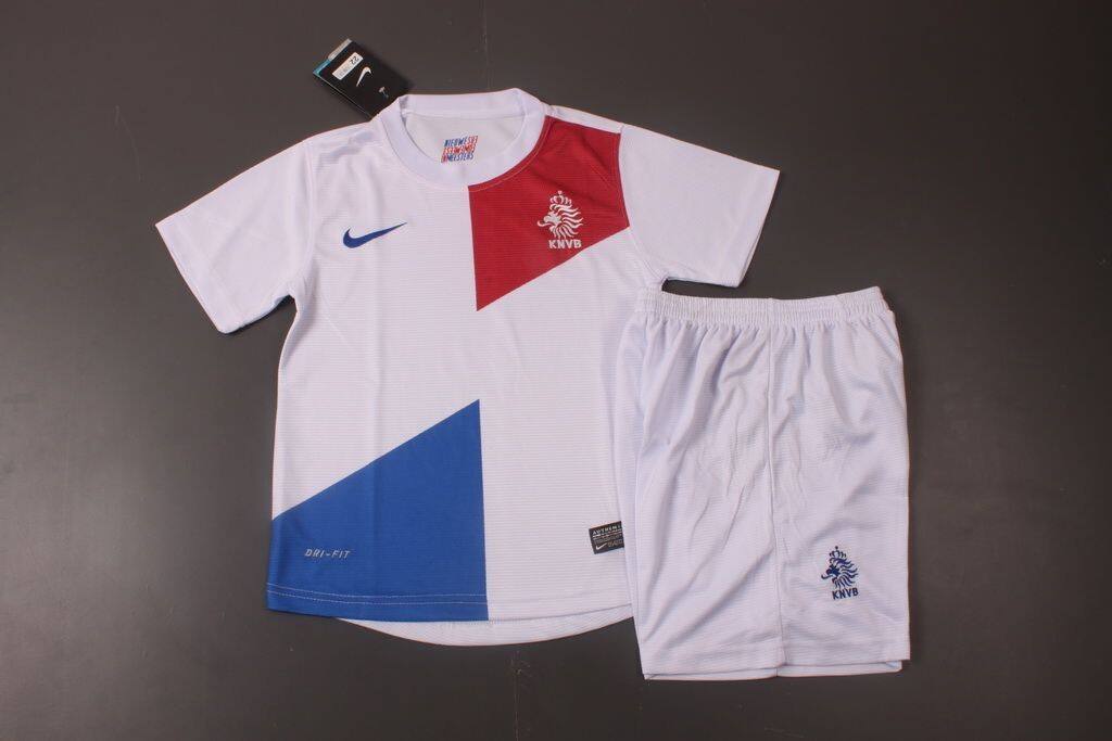Kids Netherlands 1314 Away Jersey KitShirtshorts - Official Replica