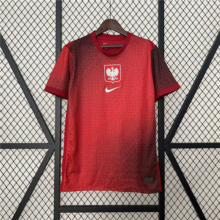 Poland UEFA Euro 2024 Away Soccer Jersey Football Shirt - Official