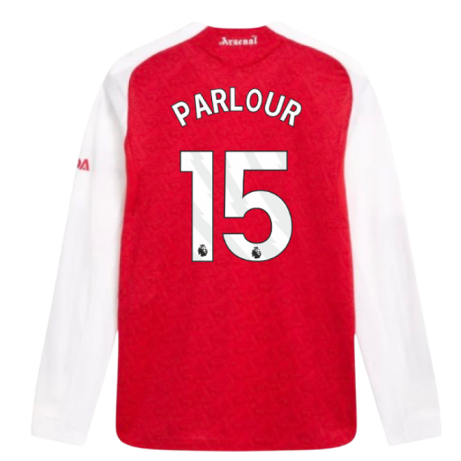 2025-2026 Arsenal Authentic Long Sleeve Home Shirt (Parlour 15) (Li...